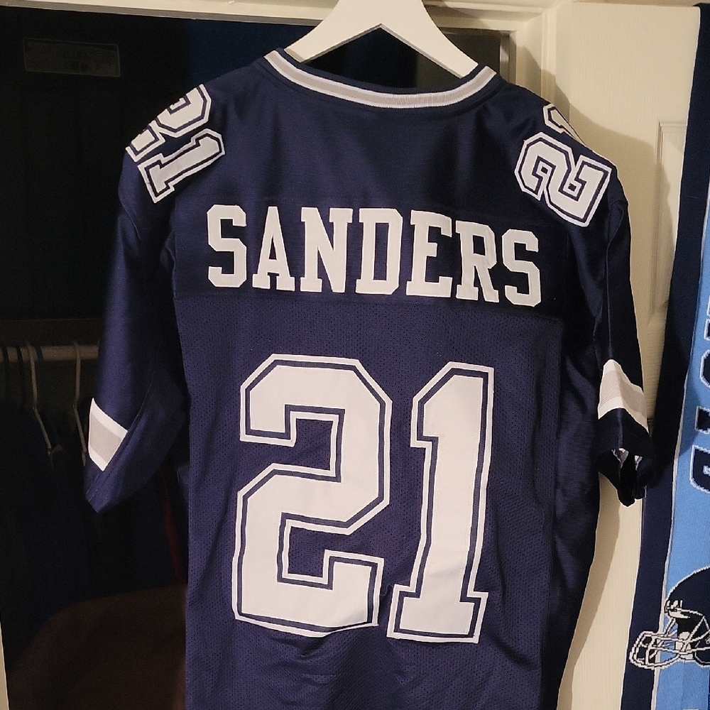 Blue Sanders Jersey